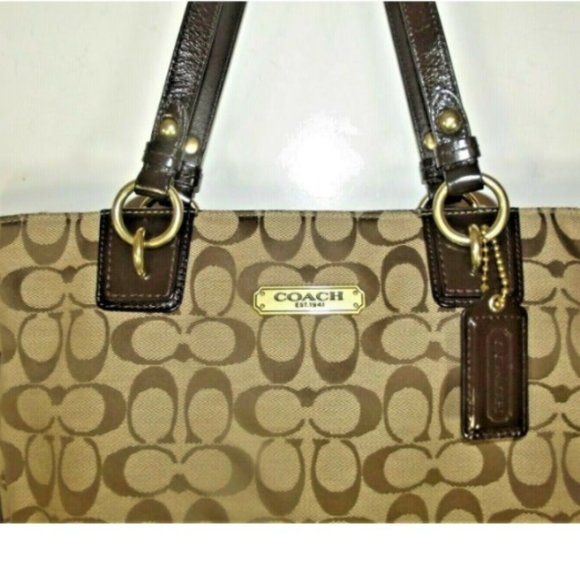 Coach Signature Gallery NS Zip Tote Bag - Picture 3 of 10